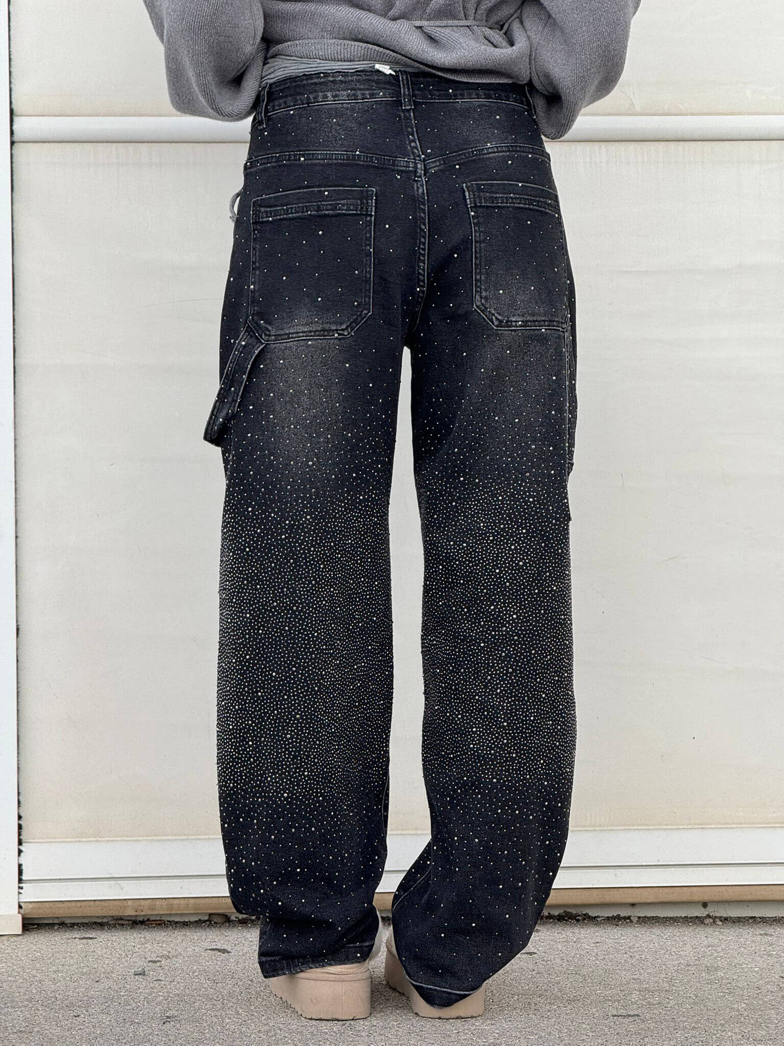 Jeans pour Femmes avec Détails Pailletés 7
