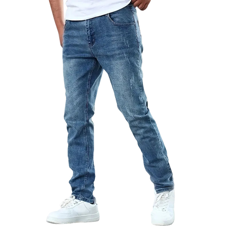 Jeans pour hommes à jambe droite décontractés 0