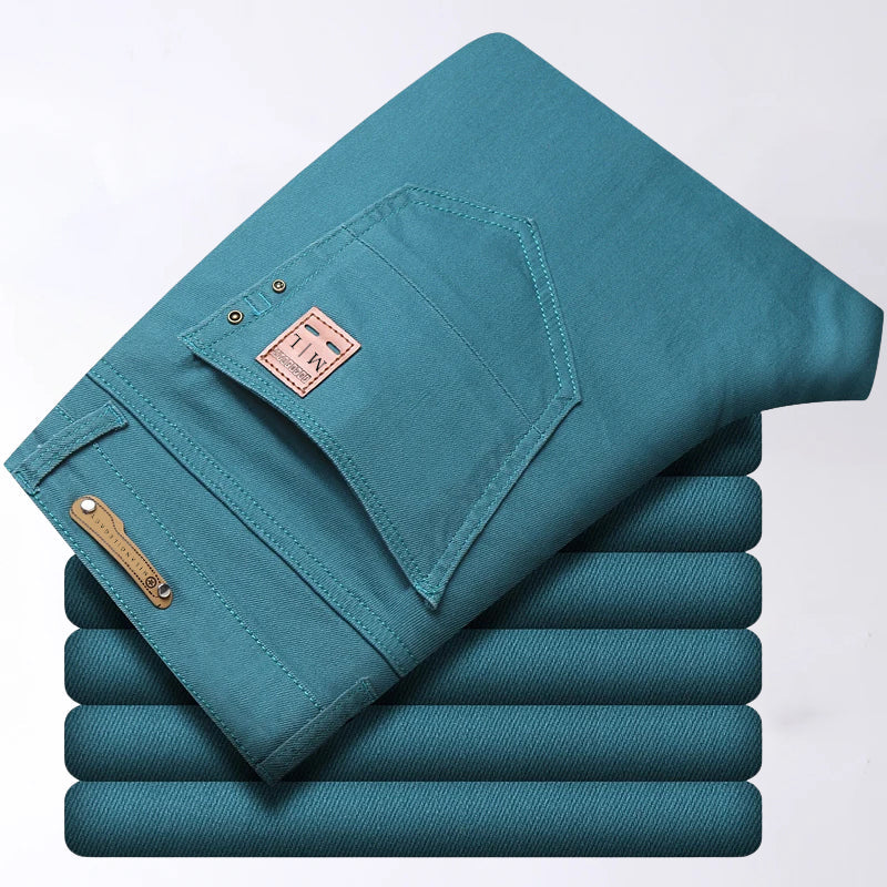 Jeans pour hommes coupe slim classique 0