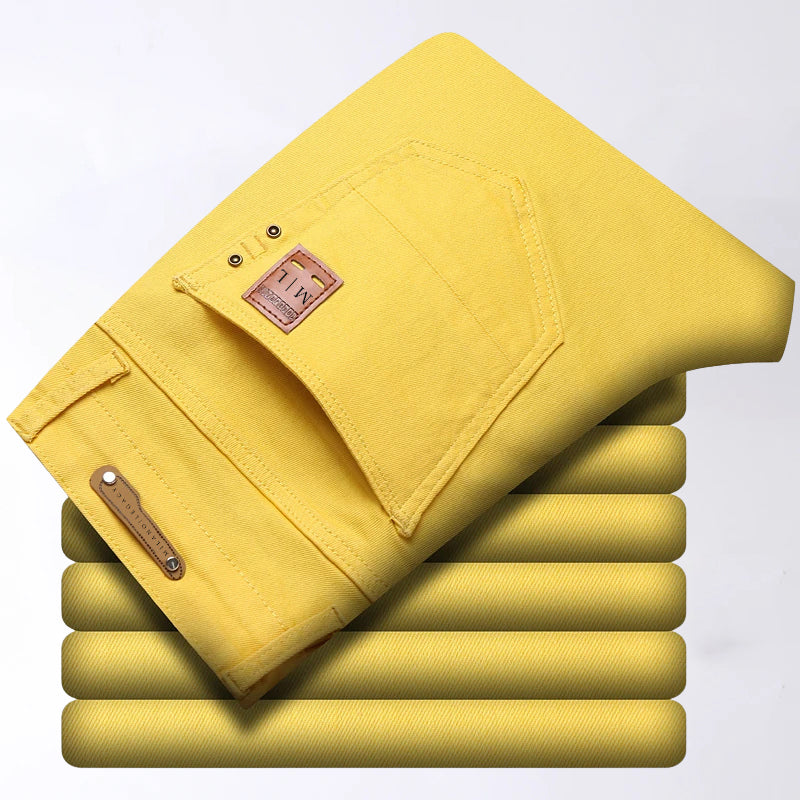 Jeans pour hommes coupe slim classique 1