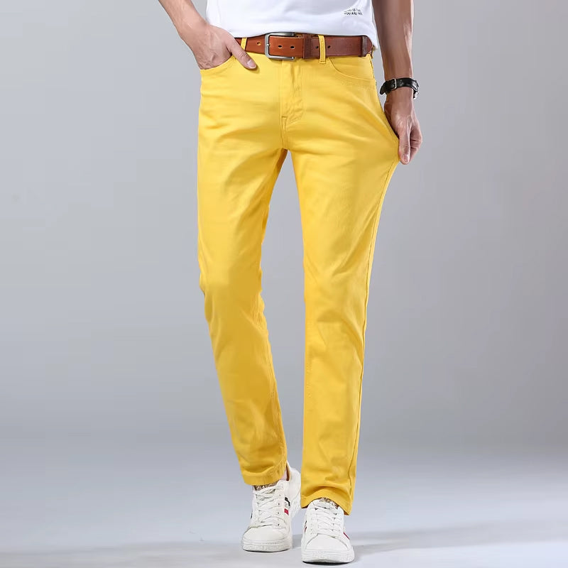 Jeans pour hommes coupe slim classique 6
