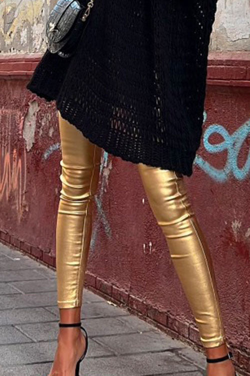 Legging Femme Similicuir Coupe Slim 1