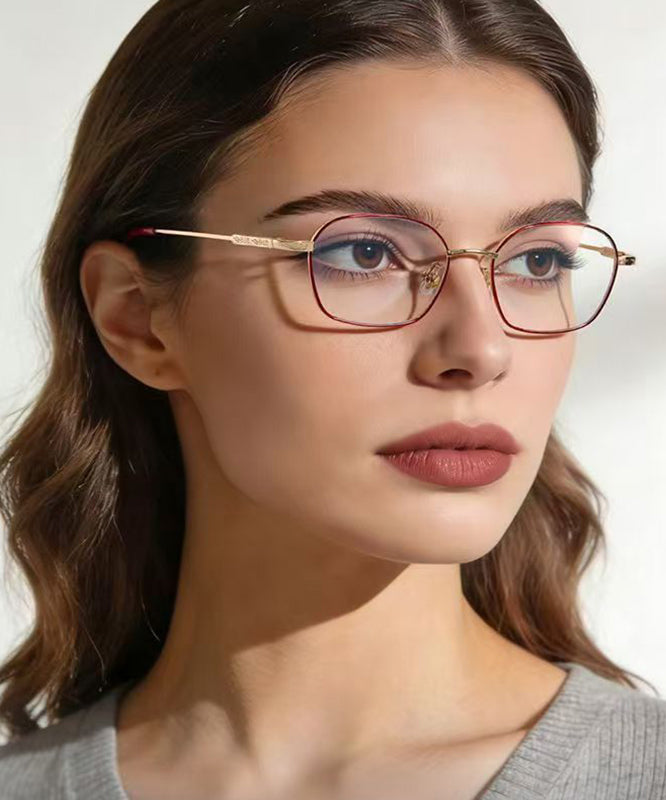 Lunettes de Lecture Demi-Cercle Art Red 3