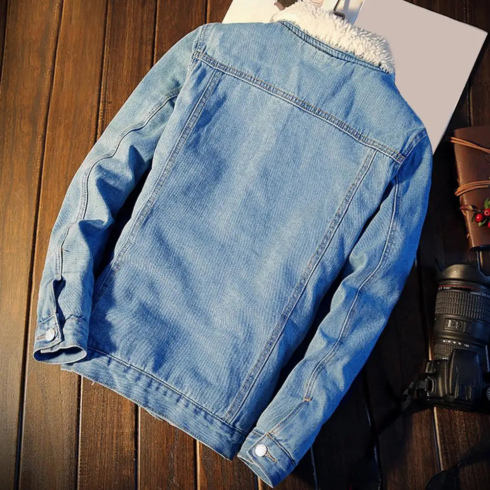 Veste en Jean pour Hommes Automne Hiver 4