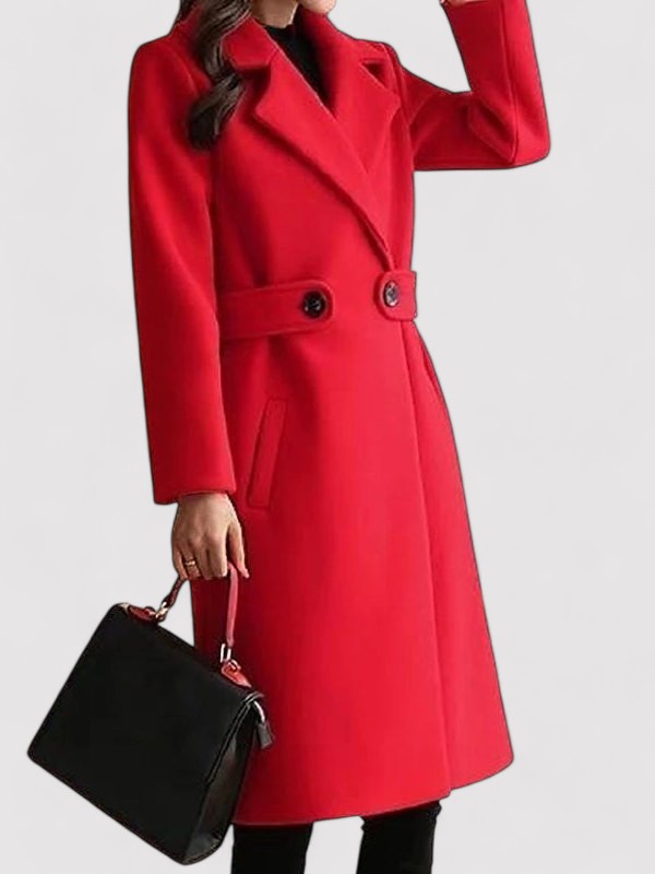 Manteau d'hiver Femme avec Ceinture Étroit 5
