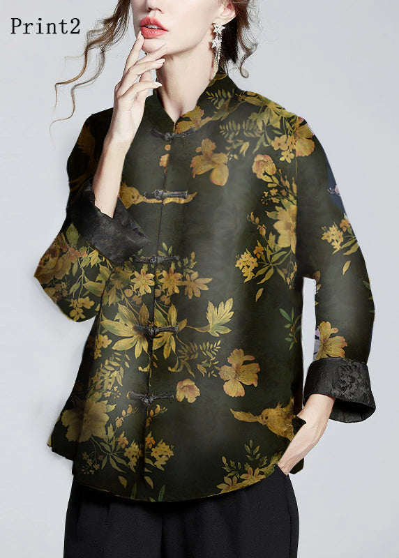 Manteau en Soie à Col Montant pour Femme 6