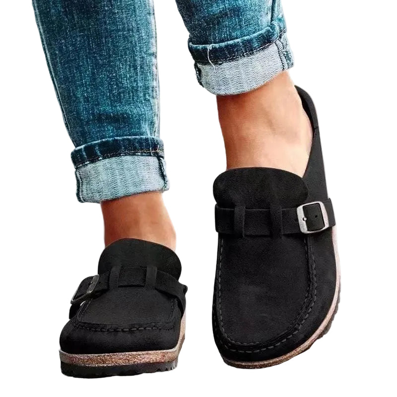 Mocassins Femmes Décontractés à Boucle 0