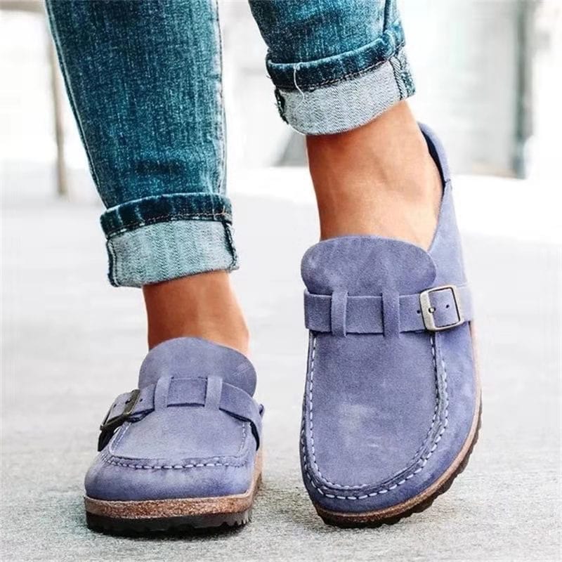 Mocassins Femmes Décontractés à Boucle 4