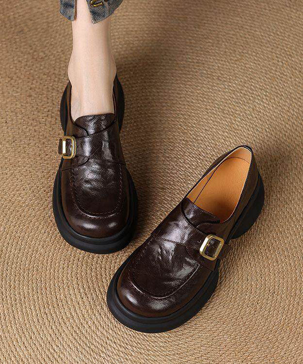 Mocassins à plateforme pour femmes style contemporain 3