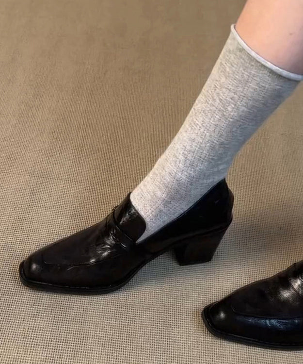 Mocassins pour hommes à semelle épaisse et design moderne 4
