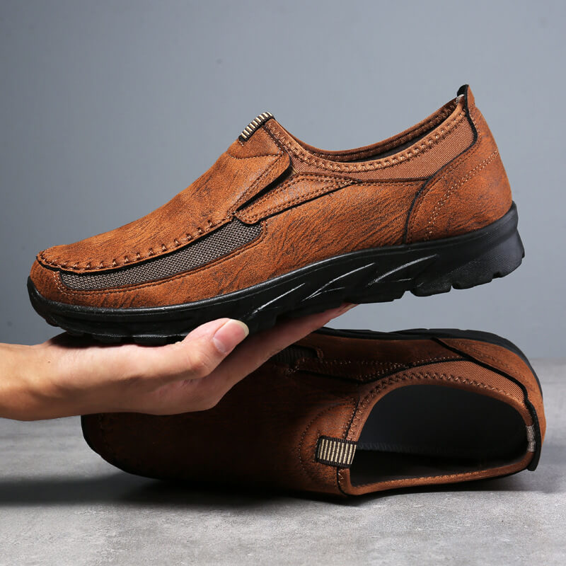 Chaussures pour Hommes Élégantes en Cuir Confortables-5