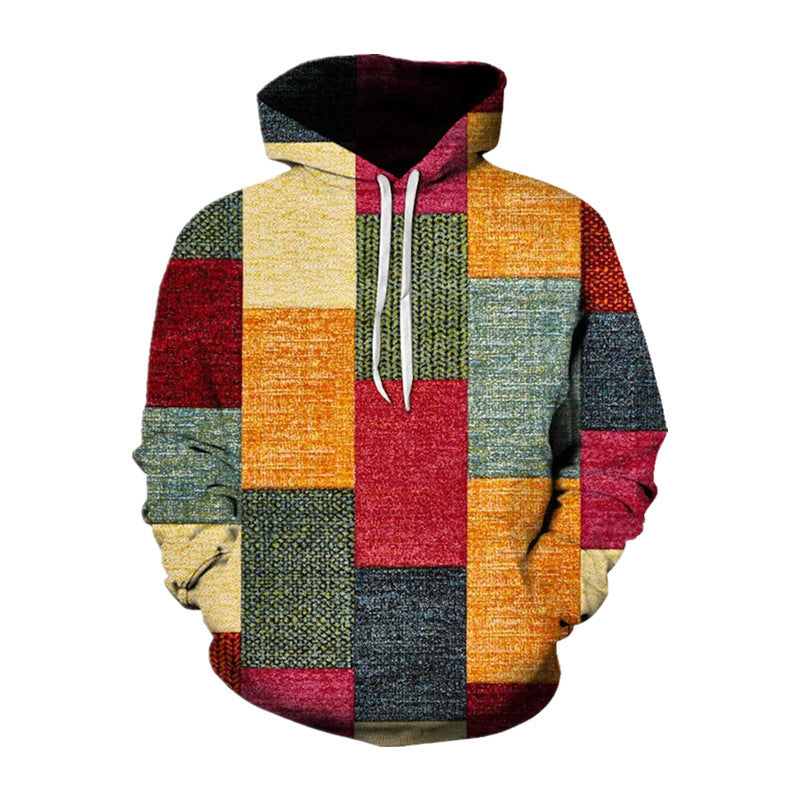 Sweat À Capuche Homme Coton Italien Élégant Casual
