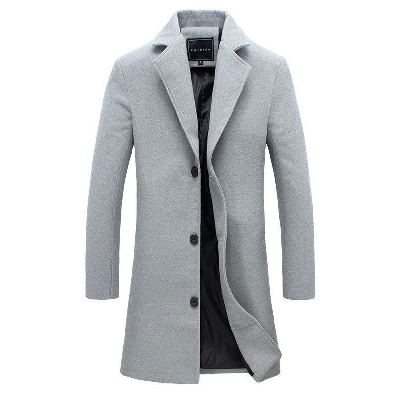 Manteau d'affaires ajusté pour hommes