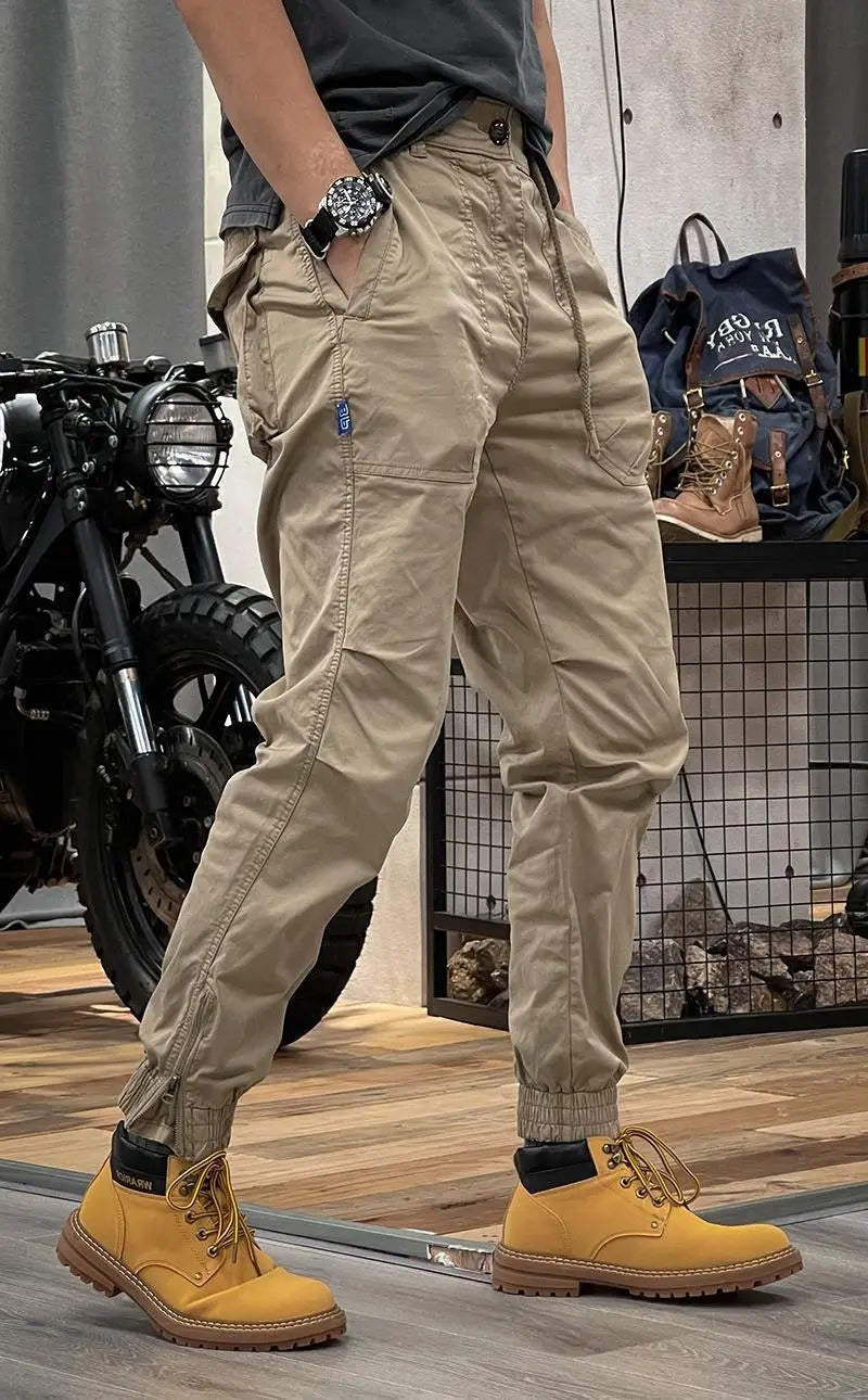 Pantalon Cargo Femme Décontracté Pratique avec Poches 1