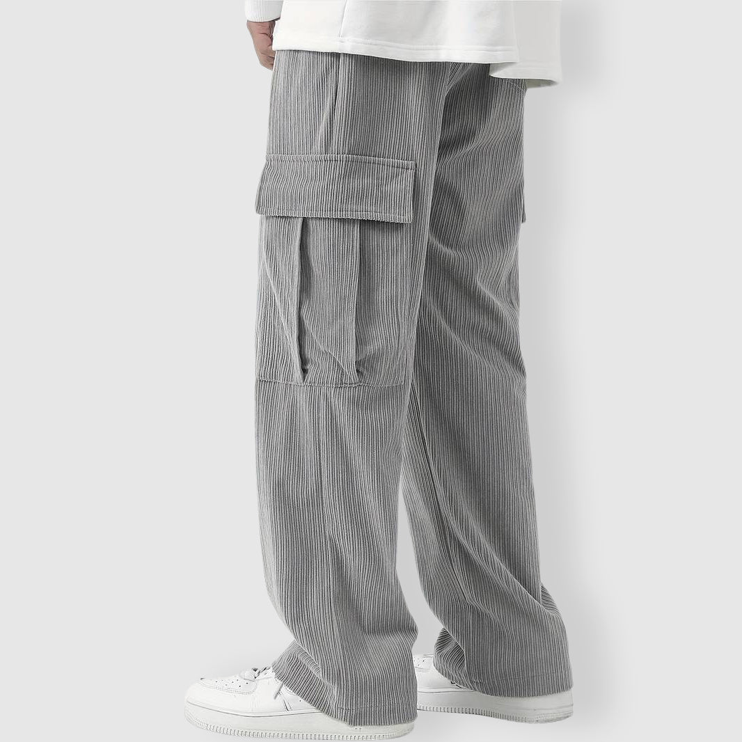 Pantalon Cargo Homme Décontracté avec Poches Pratiques 5