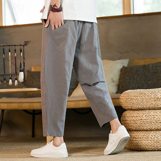 Pantalon Court Fuselé pour Homme Décontracté 2
