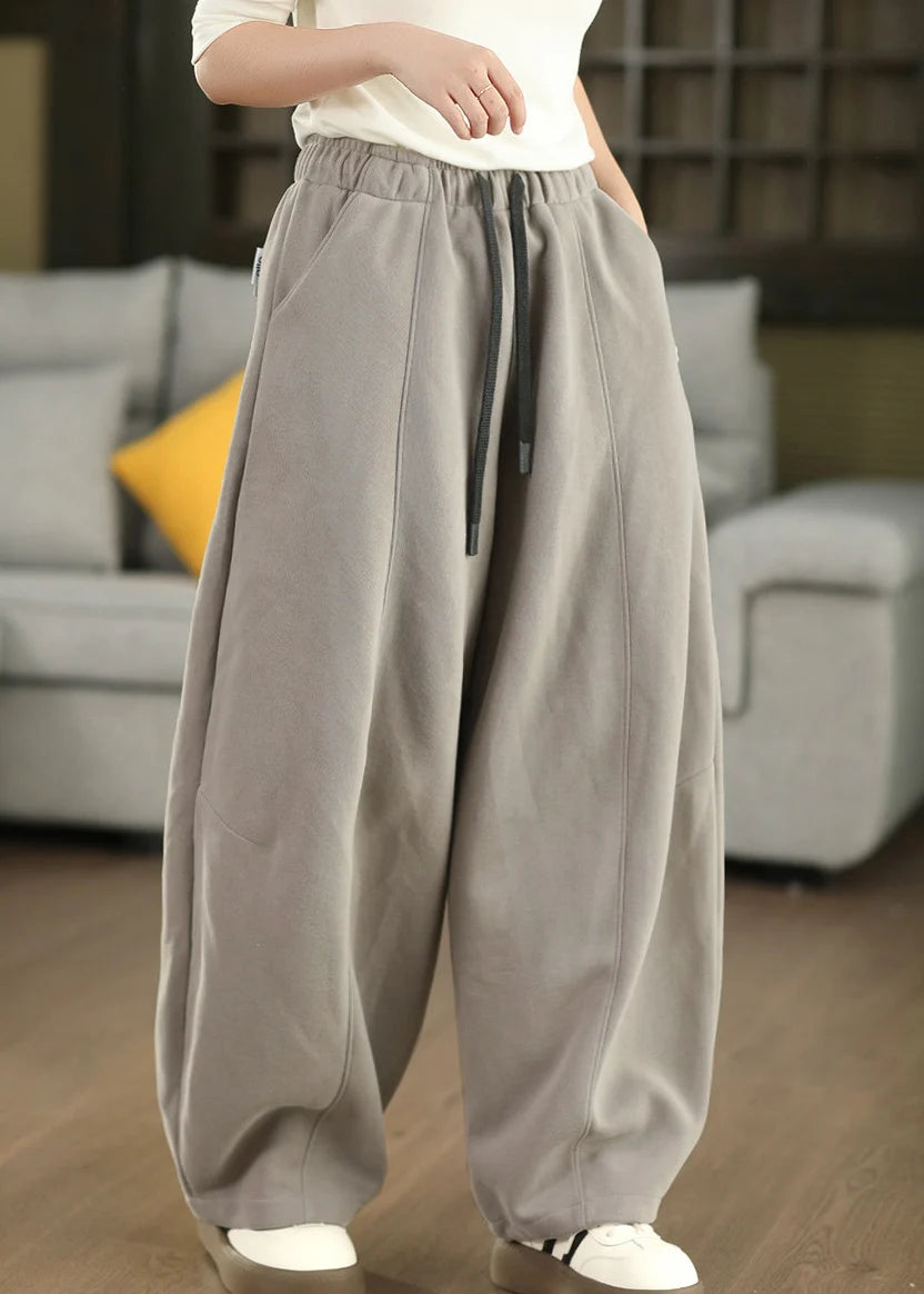 Pantalon Femme Coupe Ajustée Taille Élastique 3