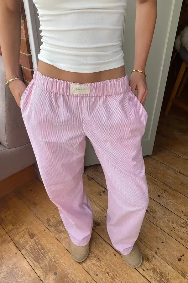 Pantalon Femme Fluide Élastique Ample Tissu Doux 4