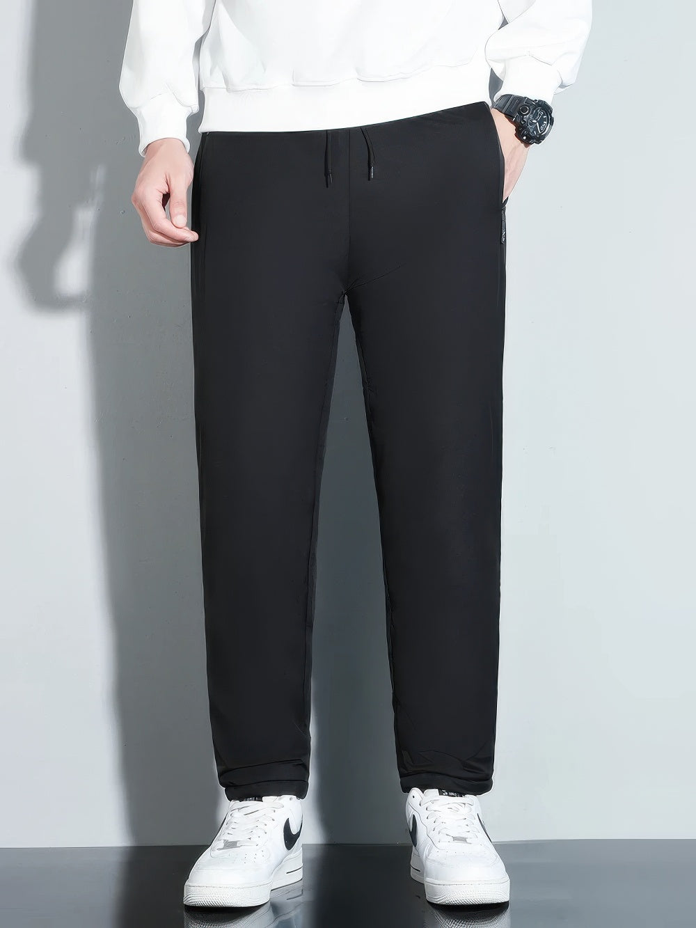 Pantalon Homme Décontracté Coupe-Vent Moderne 5