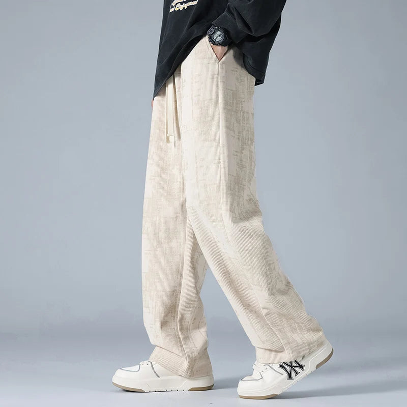 Pantalon Jogging Femme Ample avec Poches Utilitaires 1