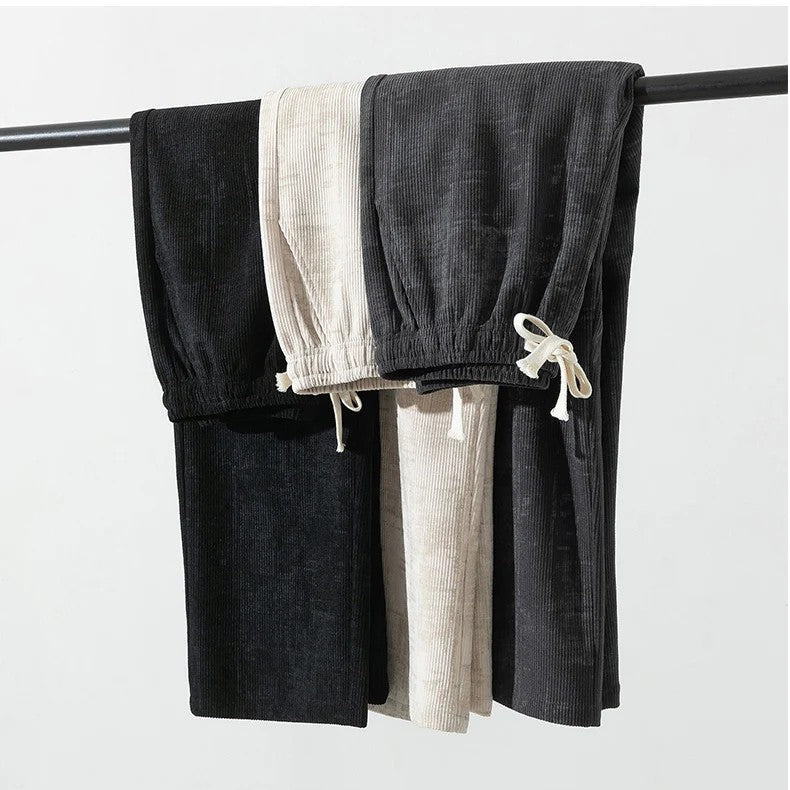 Pantalon Jogging Femme Ample avec Poches Utilitaires 8