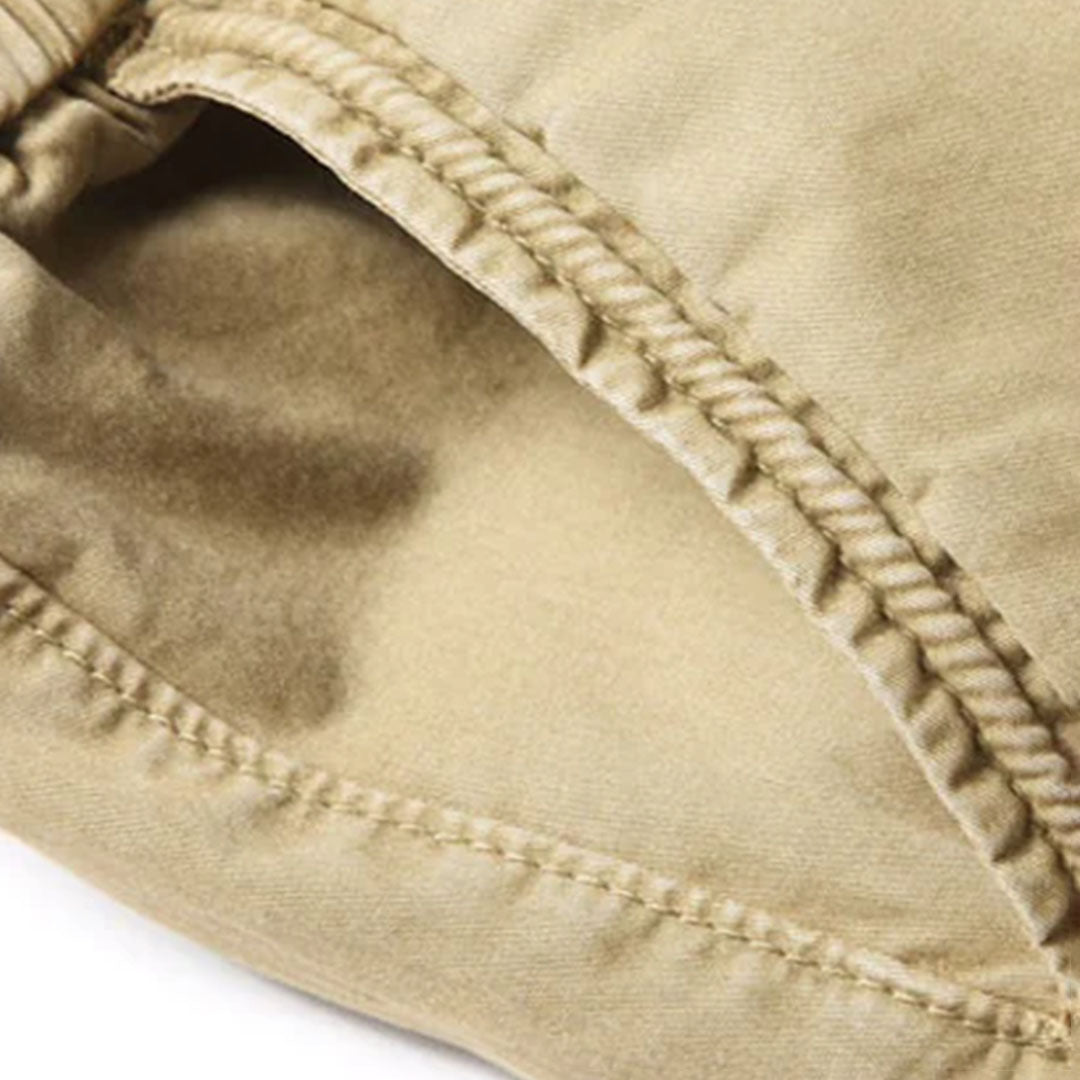 Pantalon Jogging Homme Décontracté avec Taille Élastique et Poches Cargo 4