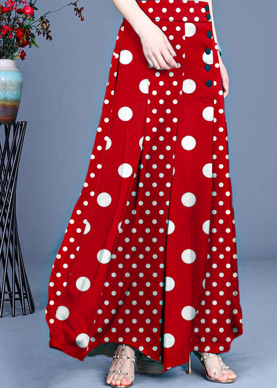 Pantalon Large à Boutons pour Femme 6
