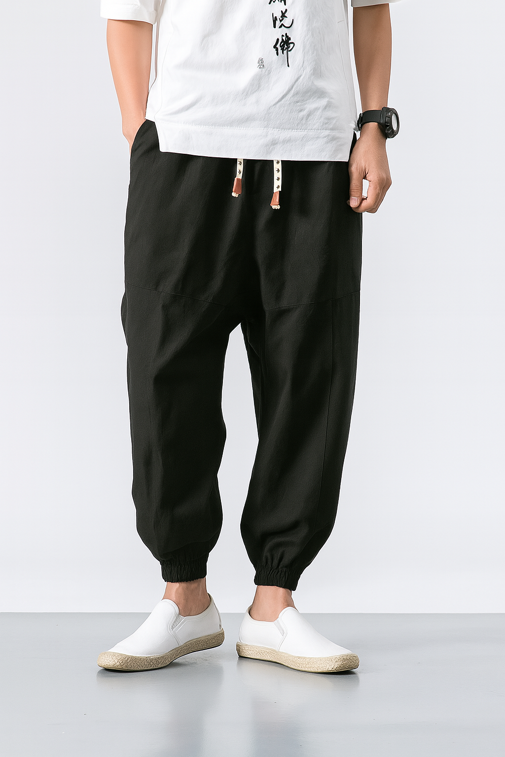 Pantalon Sarouel Décontracté pour Homme 4