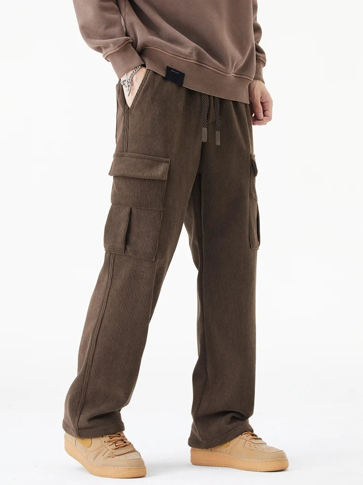 Pantalon Survêtement Homme Style Cargo Confortable 0
