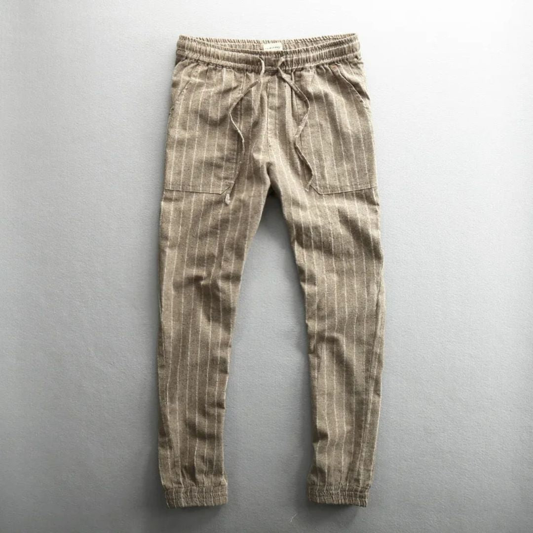 Pantalon en Lin pour Femme Style Décontracté 3