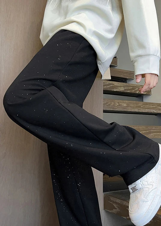 Pantalon homme coupe oversize à taille élastique 3