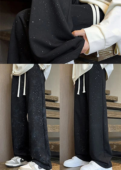 Pantalon homme coupe oversize à taille élastique 4