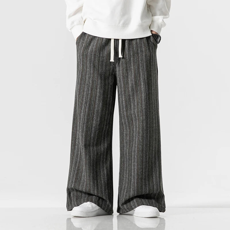 Pantalon pour Homme Style Hakama Moderne 4