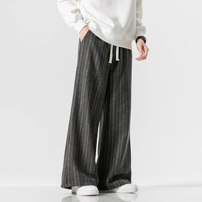 Pantalon pour Homme Style Hakama Moderne 5