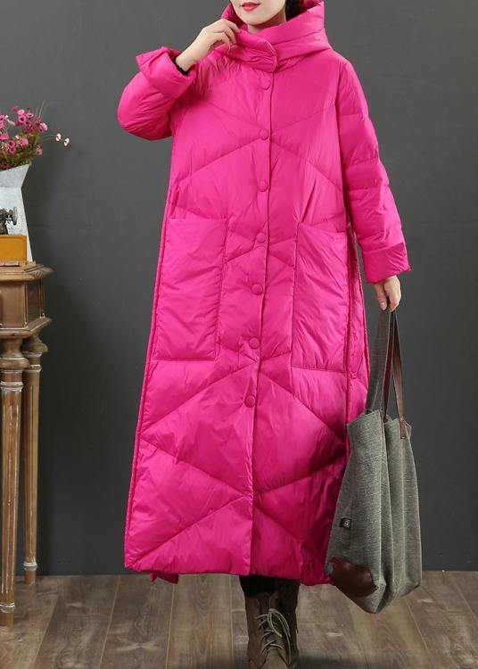 Parka Femme à Capuche Ample avec Boutonnage 1