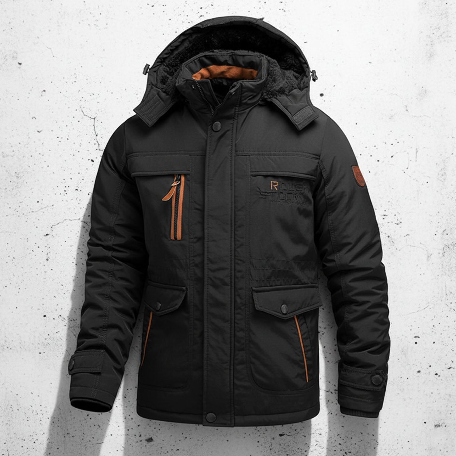 Parka Homme à Capuche Pratique 2