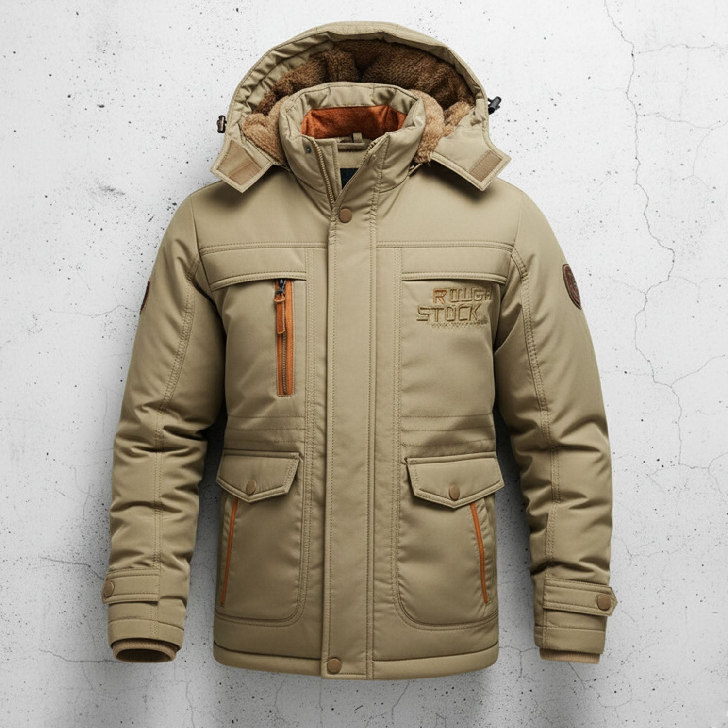 Parka Homme à Capuche Pratique 3