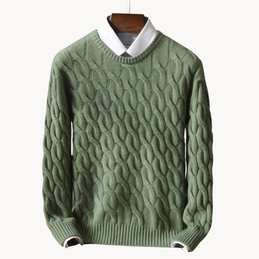 Pull Classique en Laine pour Hommes 2