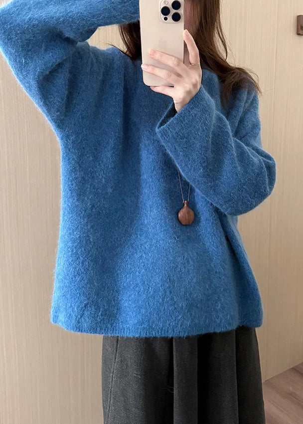 Pull Homme Oversize Col Rond Décontracté 1