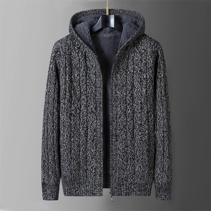 Pull à Capuche Tricoté pour Homme 2