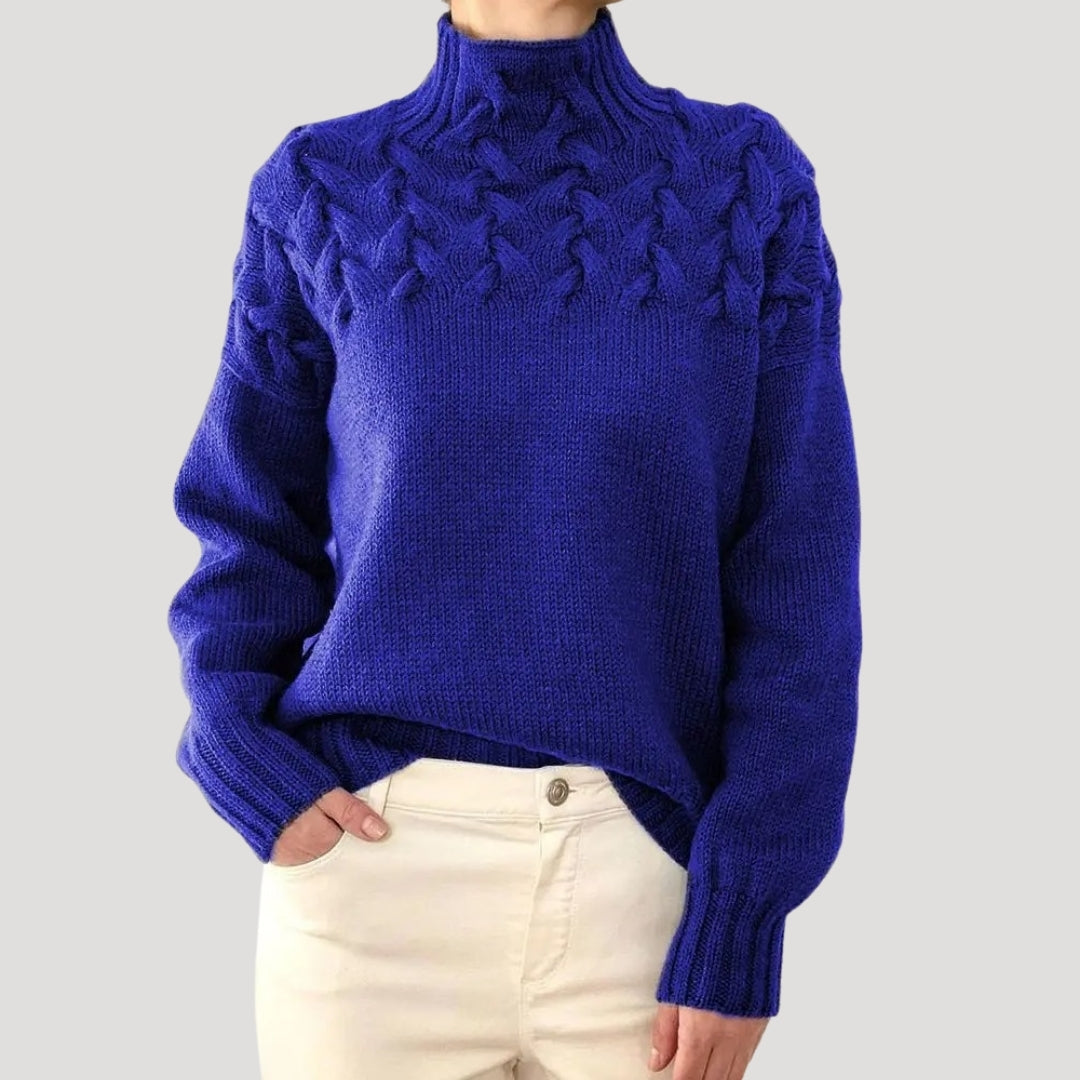 Pull à col montant pour femme Printemps 1