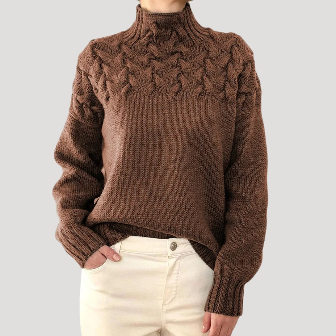 Pull à col montant pour femme Printemps 7