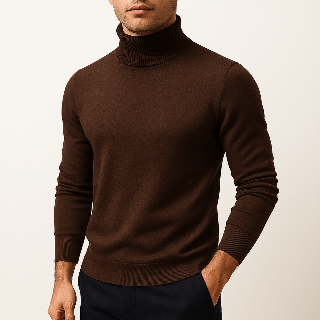 Pull pour Hommes à Col Roulé Chic 3