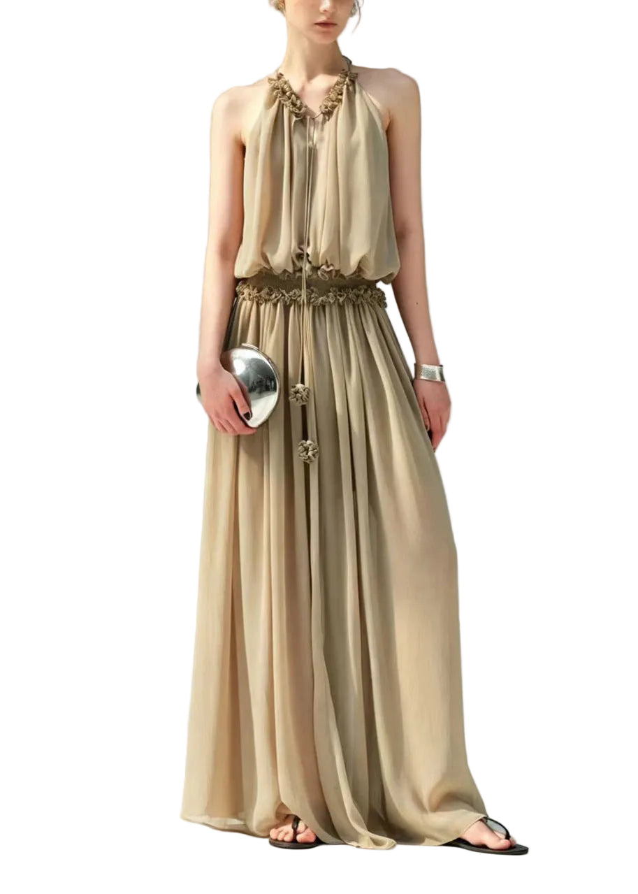 Robe D'été Femme Épaules Dénudées Chic 0