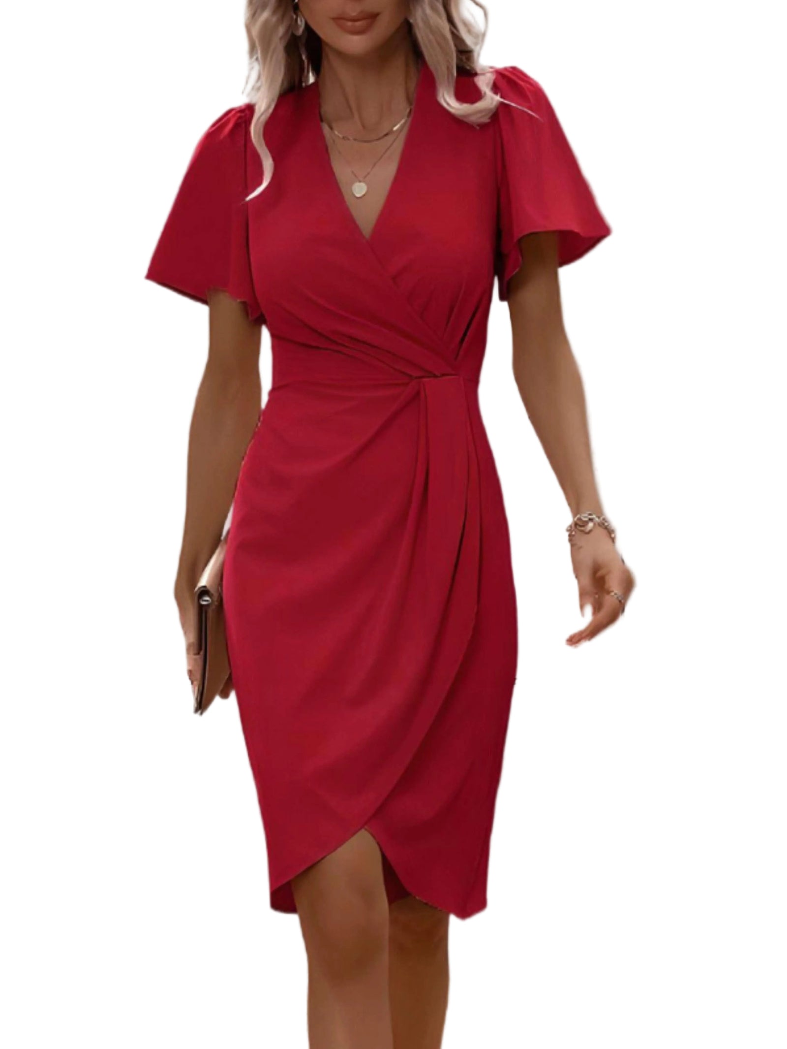 Robe Femme Chic à Manches Évasées 0