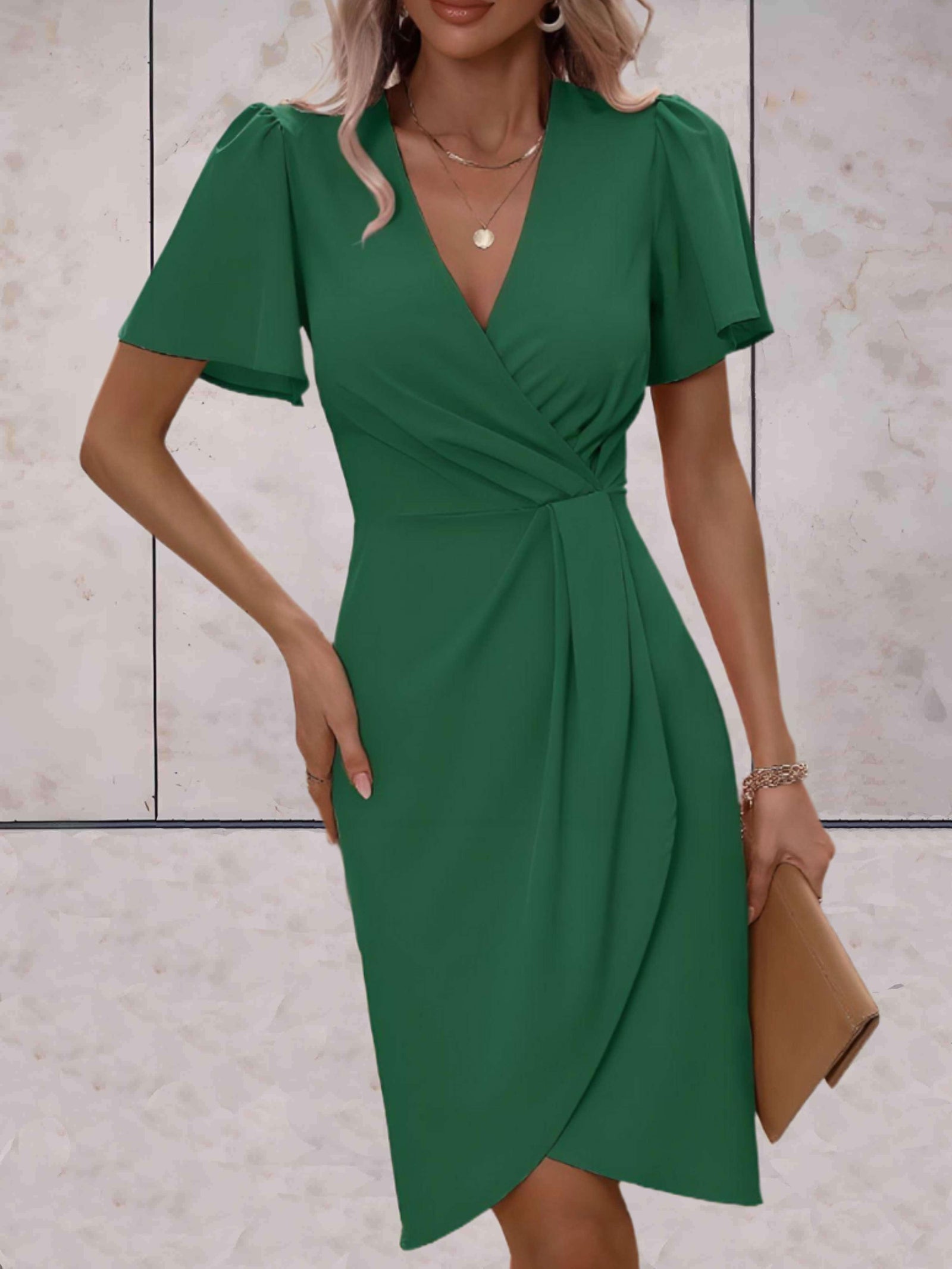 Robe Femme Chic à Manches Évasées 8