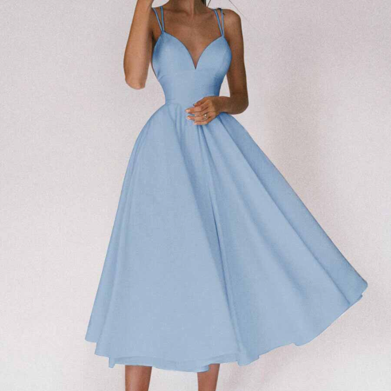 Robe Femme Décolleté en V Chic 1