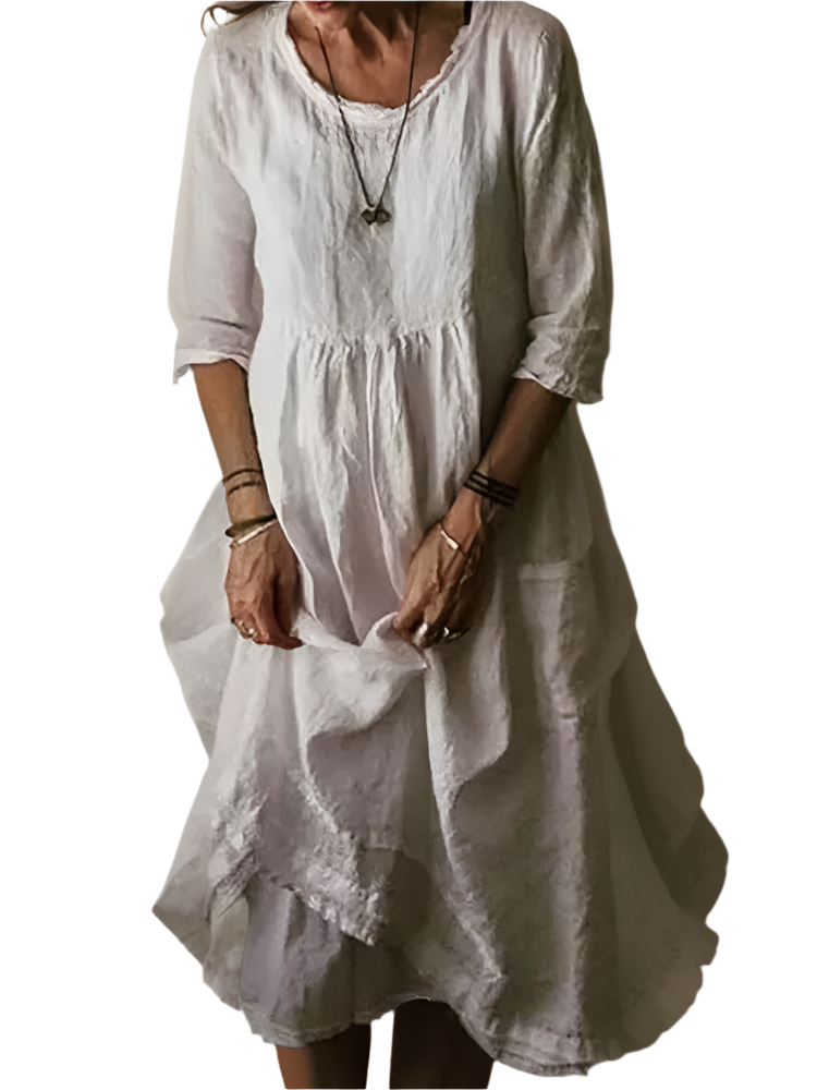 Robe Femme Midi Polyvalente Tissu Doux 0