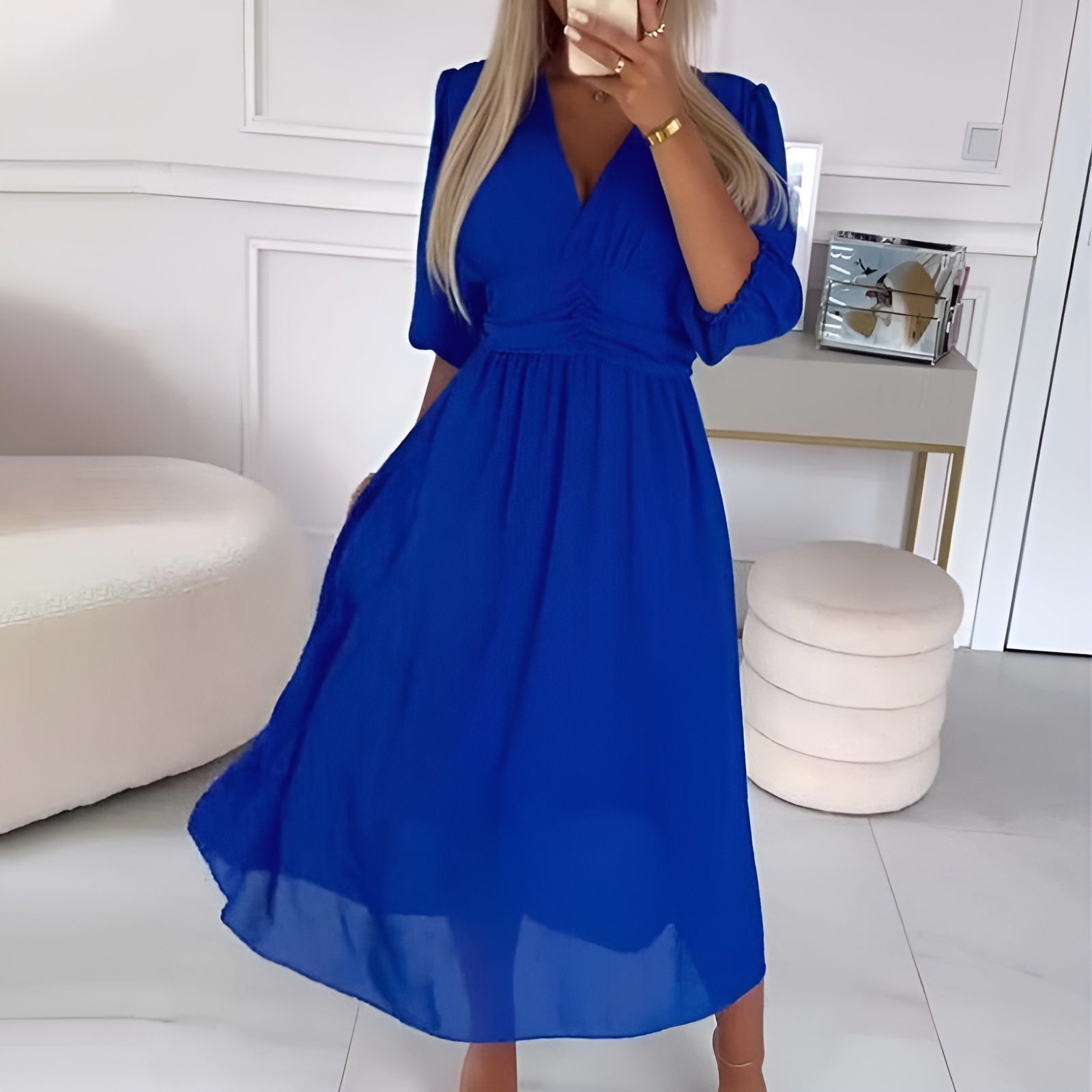 Robe Femme Portefeuille Chic Ajustable 1