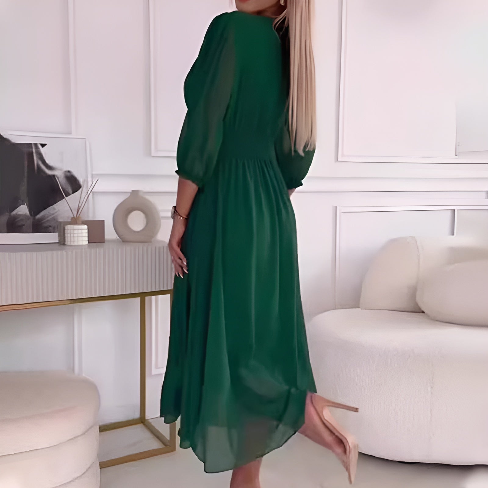 Robe Femme Portefeuille Chic Ajustable 4